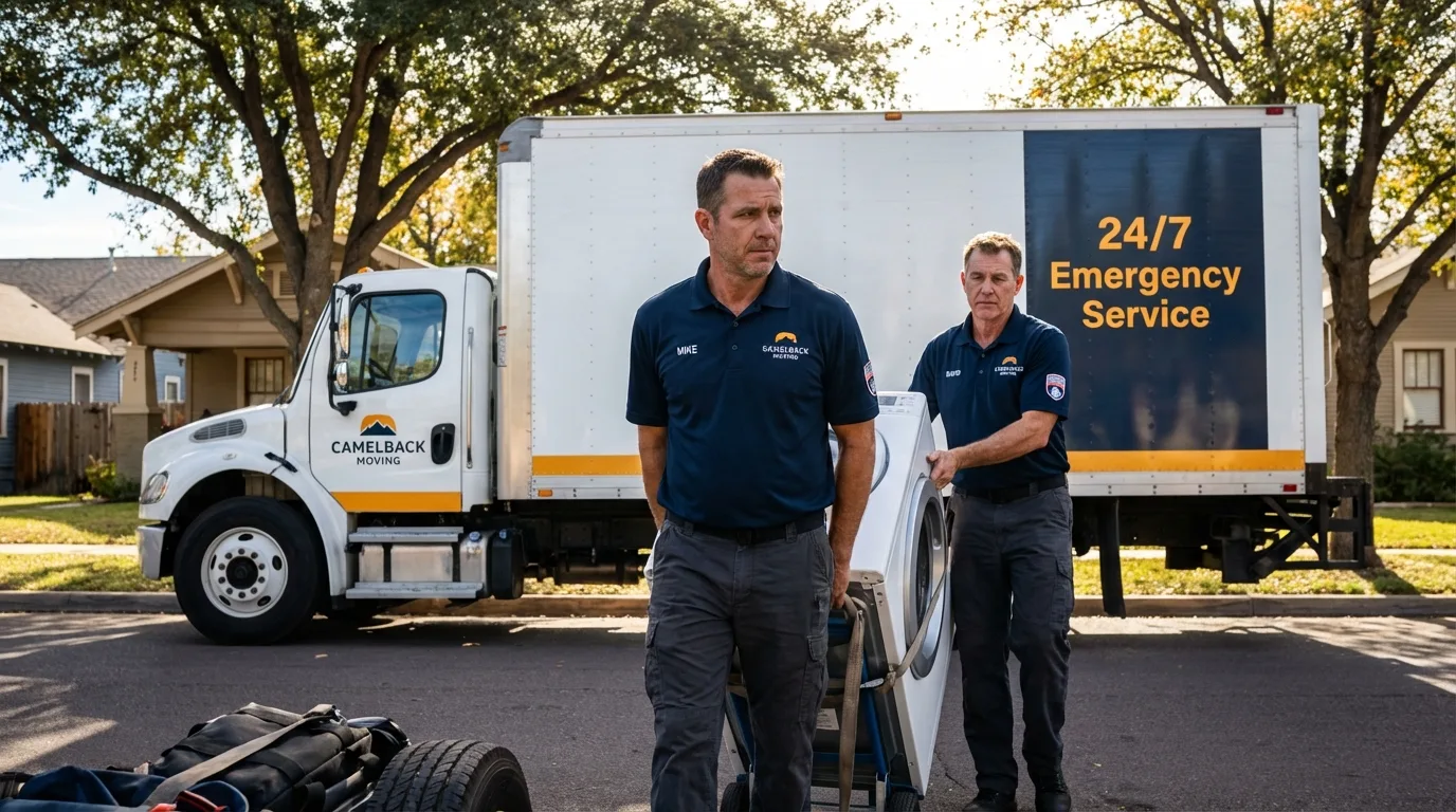 CamelBack Moving crew loading furniture in Haines City, FL